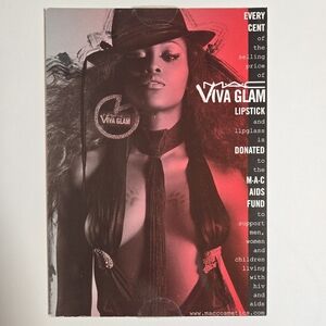 MAC Viva Glam Promo Cards Eve Dita Von Teese Debbie Harry Lisa Marie Presley